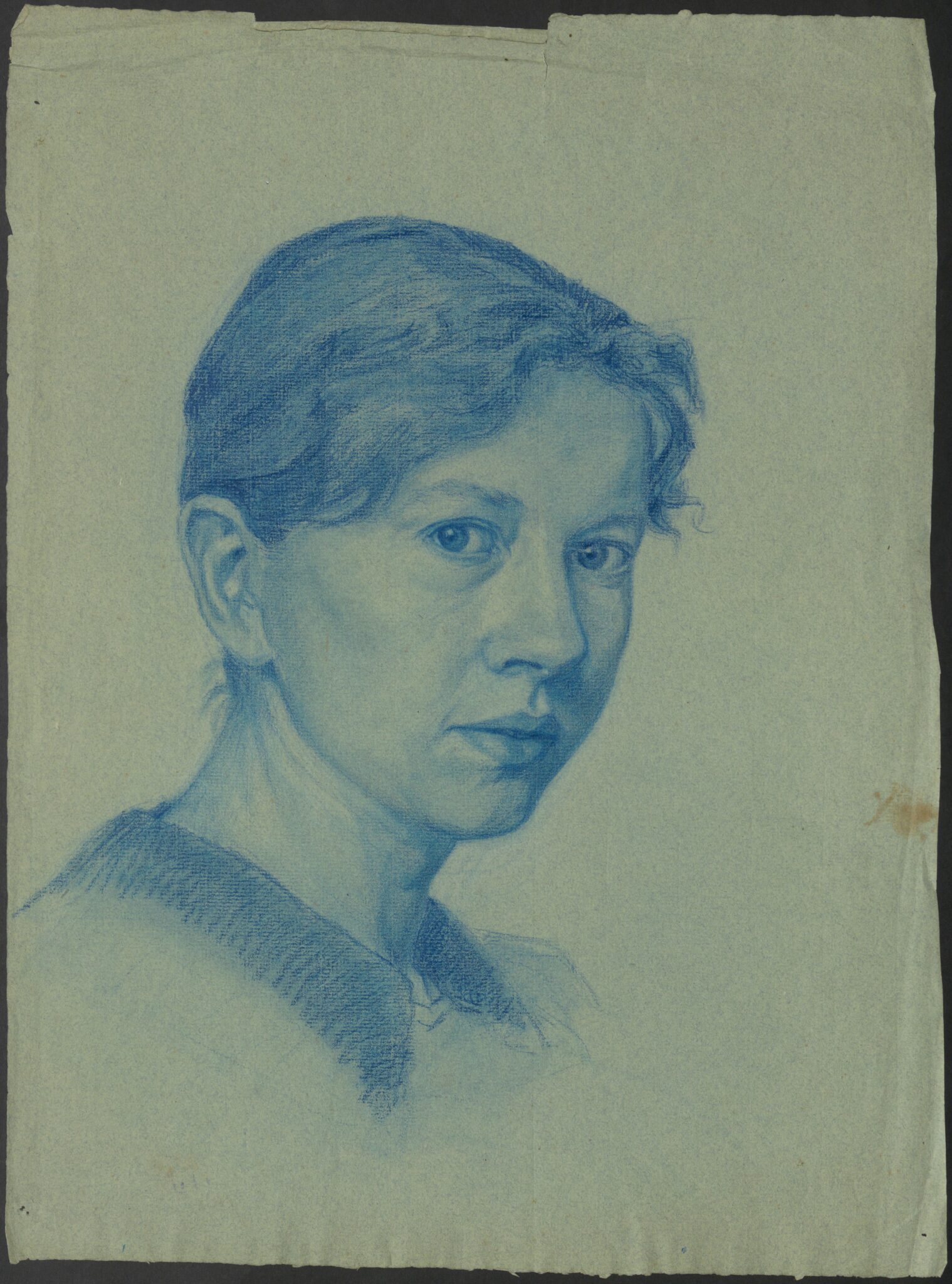 Christine Deichman, selvportræt, 1901, Grønlands Nationalmuseum & Arkiv